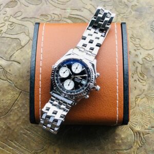 6 Breitling A13050.1 Chronomat Chronograph Black Bezel Diver