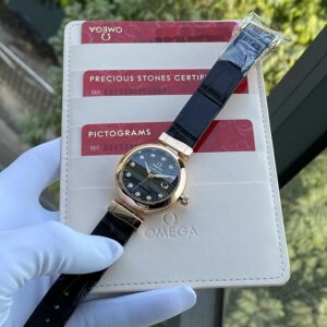7 Omega DeVille 425.63.34.20.51.001 Ladymatic 18k Rose Gold