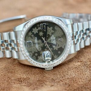 7 Rolex Oyster Perpetual DateJust 116234 Brown Floral