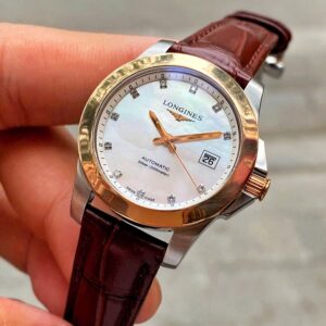 1 Longines Conquest L3.276.5 18k MOP Automatic1 Longines Conquest L3.276.5 18k MOP Automatic