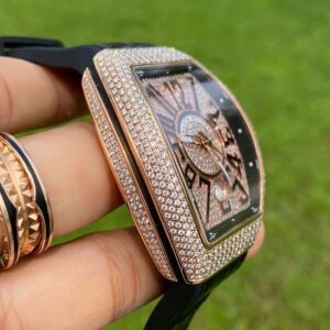2 Franck Muller V41 SC DT Automatic 18K Gold Diamonds