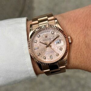 2 Rolex DayDate 118205 18K Gold Automatic 36mm2 Rolex DayDate 118205 18K Gold Automatic 36mm