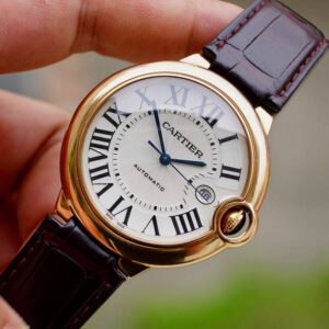 3 Cartier Ballon Bleu 42mm Automatic 18k Rose Gold W6900651