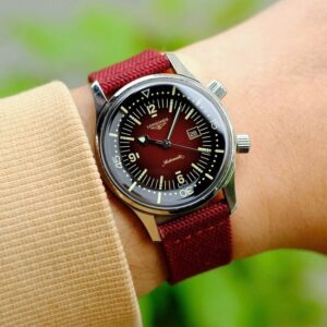 4 Longines Legend Diver Red Automatic L3.374.4.40.2