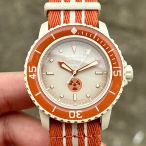 5 Blancpain x Swatch Fifty Fathoms Bioceramic Arctic SO35N10