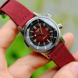 5 Longines Legend Diver Red Automatic L3.374.4.40.2