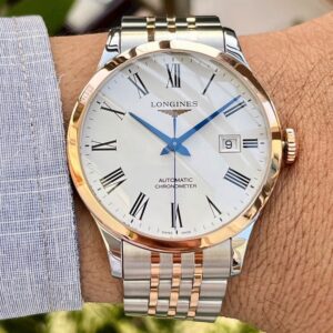 5 Longines Record Automatic Demi 18k Rose Gold L2.821.5
