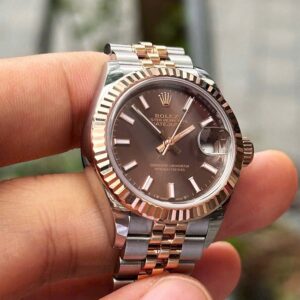 5 Rolex DateJust Choco Demi 18k Jubilee 279171 Automatic