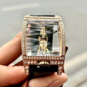 7 Corum Skeleton Golden Bridge 18k Rose Gold 05.0001 Diamond