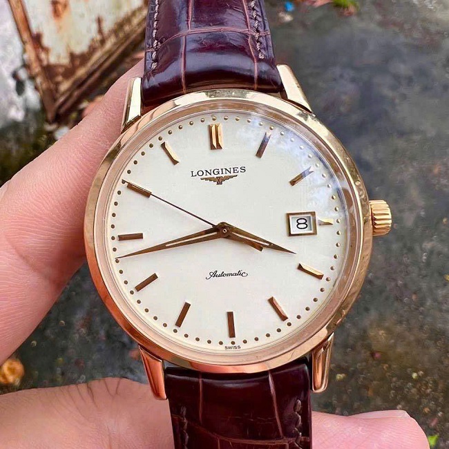 1 Longines Heritage Automatic 18k Au750 L27198122 1 Longines Heritage Automatic 18k Au750 L27198122