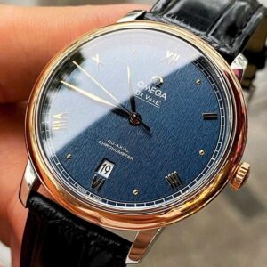 1 Omega DeVille Co Axial 18k Gold 42423402003001