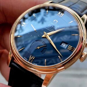 1 Omega DeVille Co-Axial Blue 18k Au750 42453402103002