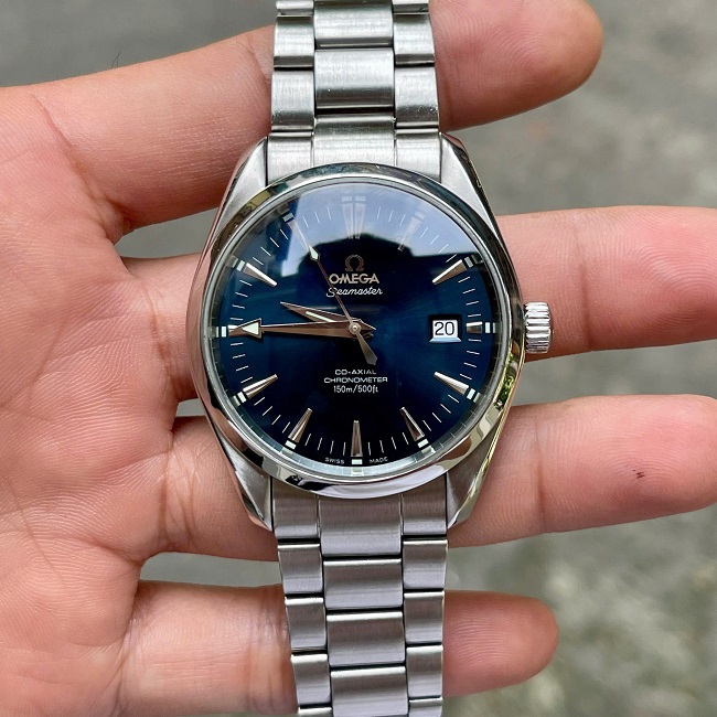 1 Omega Seamaster Co-Axial Blue Dial 250380 Automatic 1 Omega Seamaster Co-Axial Blue Dial 250380 Automatic