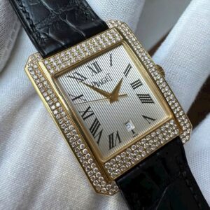 1 Piaget Protocol XL Automatic Tank 18k 26100 Diamond