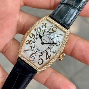 2 Franck Muller Cintrée Curvex Quartz 5852 QZ 18k Rose Gold
