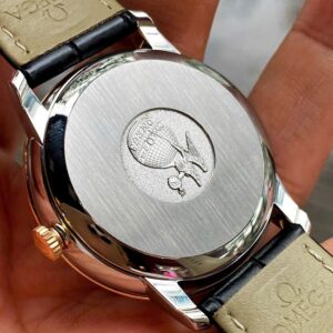 2 Omega DeVille Co Axial 18k Gold 42423402003001