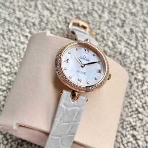 2 Omega DeVille Prestige 424.58.27.60.55.002 18k Au750 Diamond