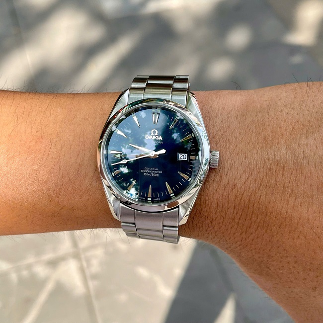 2 Omega Seamaster Co-Axial Blue Dial 250380 Automatic 2 Omega Seamaster Co-Axial Blue Dial 250380 Automatic