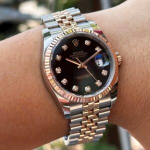 2 Rolex DateJust 116231 Demi 18k Jubilee