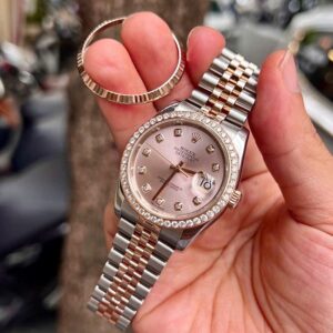 2 Rolex Oyster Perpetual DateJust 116231 Demi 18k Rose Gold