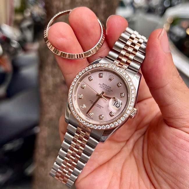2 Rolex Oyster Perpetual DateJust 116231 Demi 18k Rose Gold 2 Rolex Oyster Perpetual DateJust 116231 Demi 18k Rose Gold