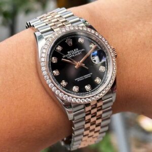 2 Rolex Oyster Perpetual DateJust 126281 Jubilee Demi 18k