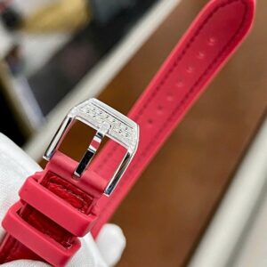 3 Franck Muller V32 Red Full Diamond V32 SC AT FO-2 Quartz
