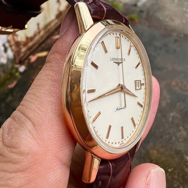 3 Longines Heritage Automatic 18k Au750 L27198122 3 Longines Heritage Automatic 18k Au750 L27198122