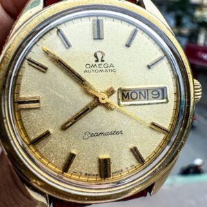3 Omega Seamaster Vintage Automatic 1680023 Day Date 18K Gold