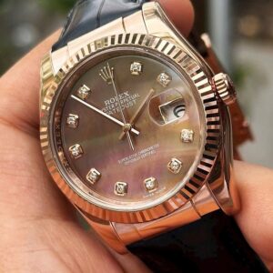 3 Rolex Oyster Perpetual DateJust 116135 MOP 18k Rose Gold
