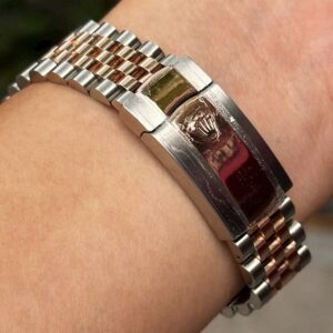 3 Rolex Oyster Perpetual DateJust Chocodate Demi 18k 126301