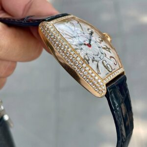 4 Franck Muller Cintrée Curvex Quartz 5852 QZ 18k Rose Gold