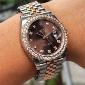 4 Rolex Oyster Perpetual DateJust Chocodate Demi 18k 126301