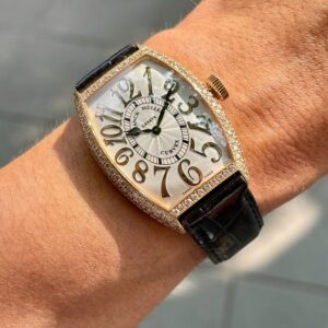 5 Franck Muller Cintrée Curvex Quartz 5852 QZ 18k Rose Gold