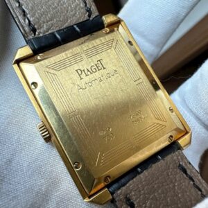 5 Piaget Protocol XL Automatic Tank 18k 26100 Diamond