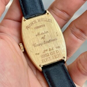 6 Franck Muller Cintrée Curvex Quartz 5852 QZ 18k Rose Gold