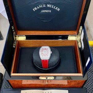6 Franck Muller V32 Red Full Diamond V32 SC AT FO-2 Quartz