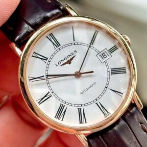 6 Longines Elegant Automatic L47878110 18k Rose Gold