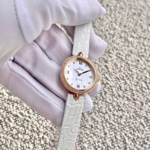 6 Omega DeVille Prestige 424.58.27.60.55.002 18k Au750 Diamond