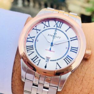 6 Perrelet Classic Automatic A10001 Bezel 18k Rose Gold