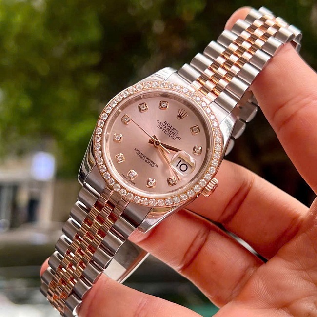 6 Rolex Oyster Perpetual DateJust 116231 Demi 18k Rose Gold 6 Rolex Oyster Perpetual DateJust 116231 Demi 18k Rose Gold