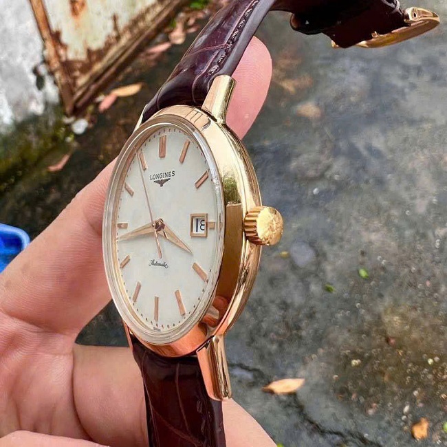 7 Longines Heritage Automatic 18k Au750 L27198122 7 Longines Heritage Automatic 18k Au750 L27198122