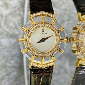 1 Corum Crystal Quartz 24.786.65 Store Display 18k