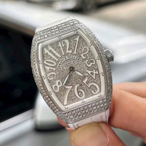 1 Franck Muller Vanguard V32 Full Diamond Stell White V32 QZ
