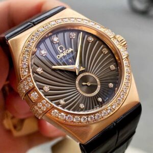 1 Omega Constellation Diamond Chocolate 123.58.35.20.63.001