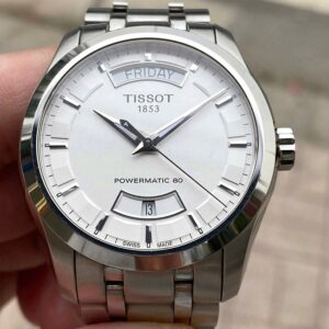 1 Tissot Automatic Couturier DayDate White T0354071103101