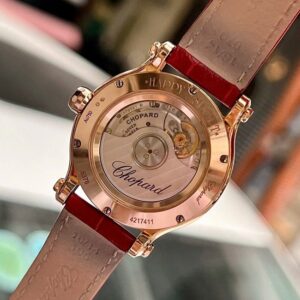 2 Chopard Happy Sport 275378-5005 18K Diamond Watch Automatic