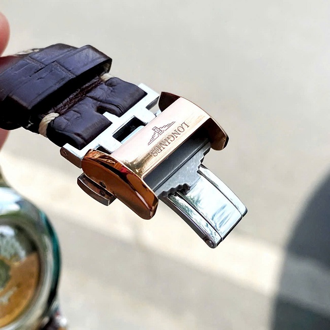 2 Longines Record Automatic Demi 18K L2.820.5.11.2 2 Longines Record Automatic Demi 18K L2.820.5.11.2