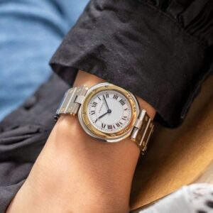 4 Cartier Santos Vendome Ronde 8191 Demi 18k Quartz