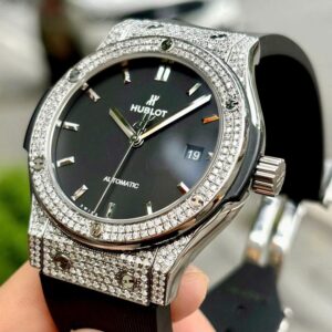 4 Hublot Classic Fusion Black Pave 42mm 542NX1171LR